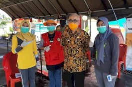 Wabup Bantaeng Tinjau Pos Terpadu Covid-19 di Perbatasan Bantaeng-Jeneponto