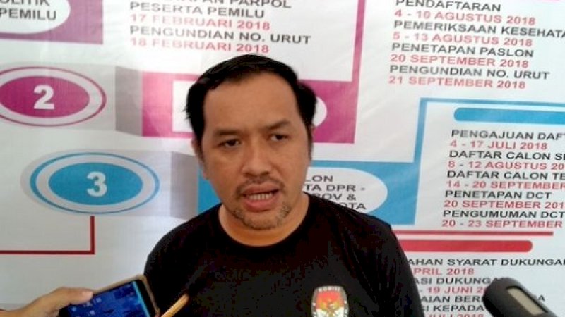 Gunawan Mashar, Komisioner KPU Makassar.