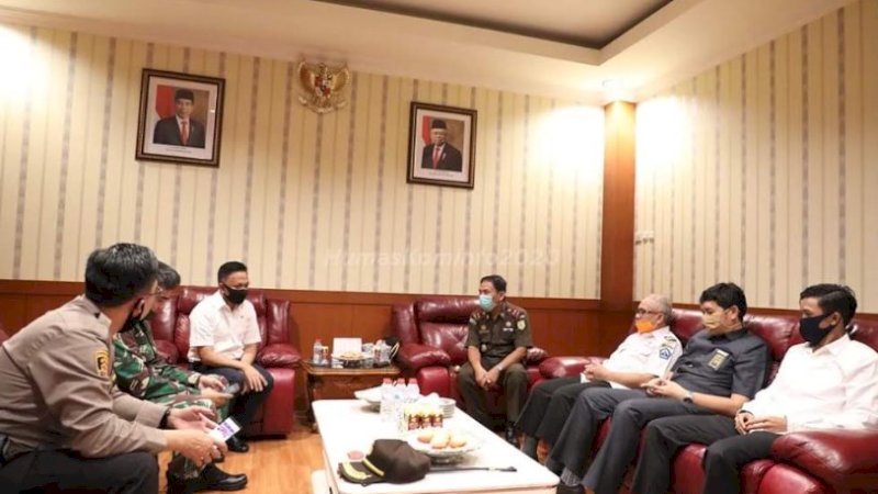 Pemkab Bantaeng bersilaturahmi dengan Kajari, Rabu (3/6/2020).