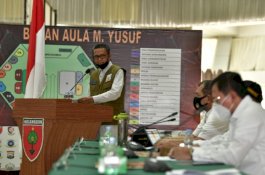 Terima Ketua Tim Gugus Tugas dan 2 Menteri, Nurdin Abdullah Ungkap Rahasia Tekan Covid-19 di Sulsel