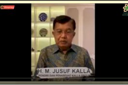 Hadiri Penamatan Virtual, JK Ucapkan Selamat pada Siswa SMP Islam Athirah 1 Makassar