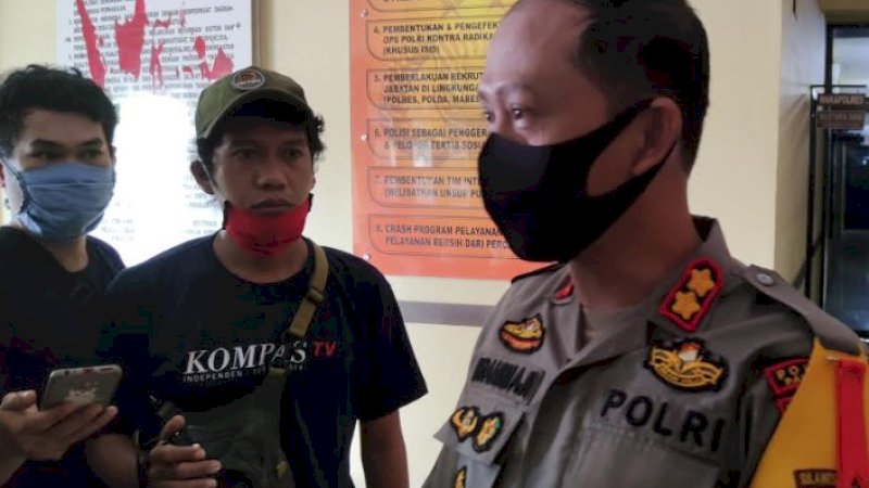 Kapolres Pangkep, AKBP Ibrahim Aji 