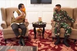Kasdam XIV Hasanuddin Temui Wagub Sulsel, Ini yang Dibahas