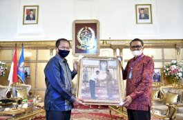 Silaturahmi Perdana ke Gubernur Sulsel, Kakanwil Harun Sulianto Siap Bersinergi