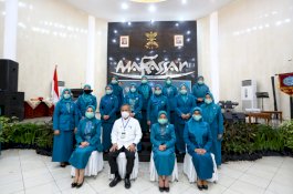 Kukuhkan Pengurus TP PKK Makassar, Ini Pesan Pj Wali Kota  Makassar