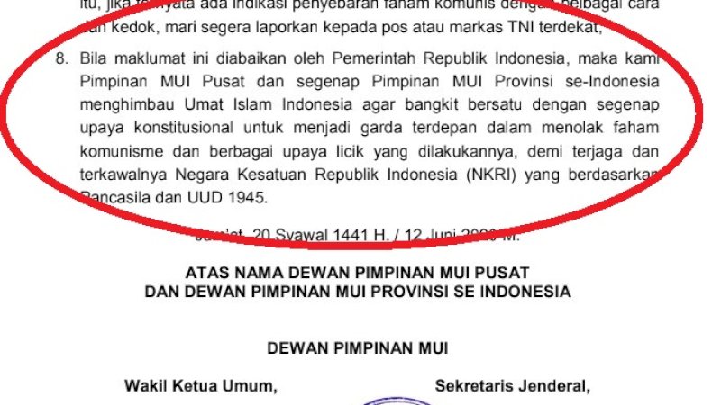 Ditutup dengan Ancaman Keras, Ini Maklumat MUI terhadap RUU HIP yang Diinisiasi DPR
