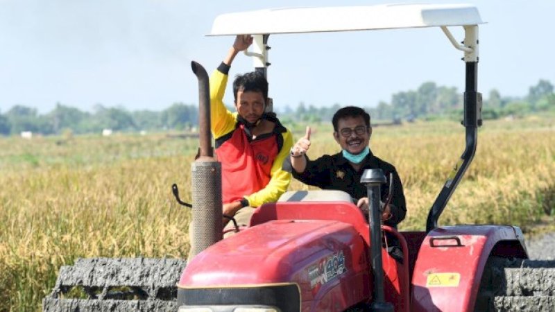 Mentan Syahrul Yasin Limpo di Cilacap.
