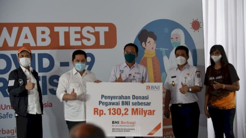 Wujudkan Covid Safe BUMN, BNI Hi-Movers Sisihkan THR Rp130,2 Miliar untuk Tangkal Virus