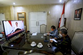 Dibuka Presiden RI, PJ  Wali Kota Makassar Ikuti Rakornas Pengawasan Intern 2020  Secara Virtual