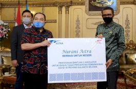 Gugus Tugas Sulsel Terima Dua Ventilator dari Astra