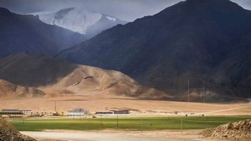 Lokasi bentrokan antara tentara India dan China.