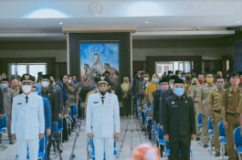 Protokol Kesehatan Covid-19, Bupati Lantik dan Ambil Sumpah 298 Pejabat Jeneponto