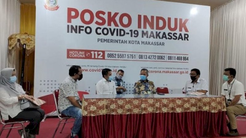 Komisi Pemilihan Umum (KPU) Kota Makassar melakukan pertemuan dengan Pj Wali Kota Makassar dan jajaran, Kamis sore (18/6/2020). 
