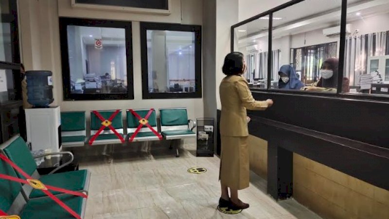 Suasana di kantor BAKD Sulsel