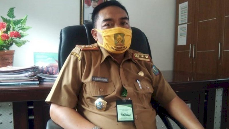 Kepala Dinas Sosial Kabupaten Soppeng, Andi Sumangerukka.