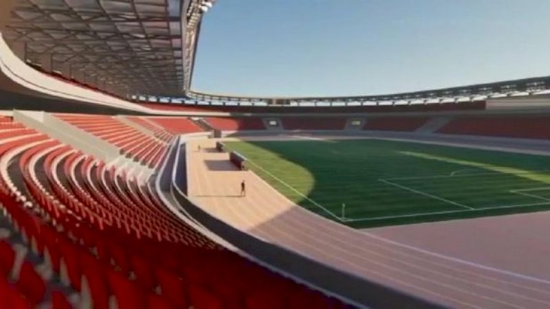 Stadion Andi Mattalatta Mattoanging Makassar.