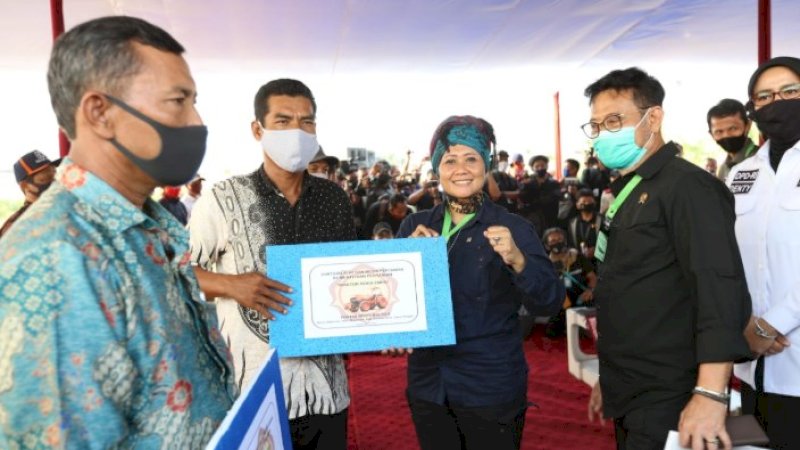 Menteri Pertanian Syahrul Yasin Limpo melakukan kunjungan kerja ke Kabupaten Kendal, Jawa Tengah, Sabtu (27/6/2020).&nbsp;