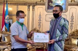 PT Maruki Beri Bantuan 30.000 Masker Medis untuk Sulsel