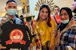Perwakilan Polres Wajo Juara II Lomba Nyanyi Lagu Daerah Tingkat Provinsi