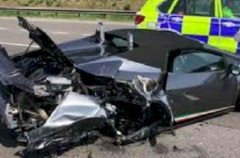 Baru Dikendarai 20 Menit, Lamborghini Huracan Berharga Miliaran Langsung Ringsek