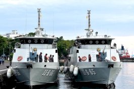 Dilengkapi Tiga Meriam, 2 Kapal Perang Baru Perkuat Patroli Keamanan Laut di Jajaran Lantamal VI