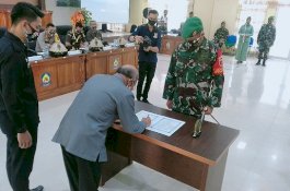 Pemkab Jeneponto Teken MoU TMMD Ke-108 dengan Kodim