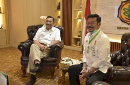 Menko Maritim LBP dan Mentan SYL Garap Food Estate di Humbang Hasundutan
