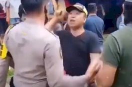 Viral ... Bandar Judi Maki-Maki dan Ancam Tusuk Polisi Pakai Becahan Botol