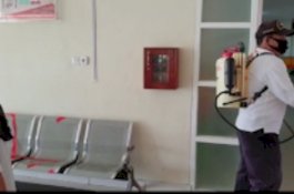 Jadi RS Rujukan Covid-19, RSU Andi Makkasau Disterilisasi