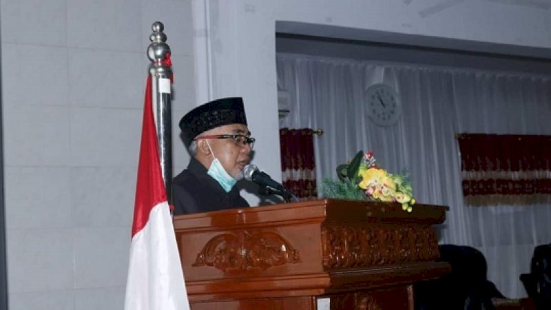 Wabup Bantaeng Hadiri Paripurna Penyerahan Pertanggungjawaban APBD 2019