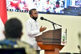 Nurdin Abdullah Laporkan ke Mendagri Persiapan Pilkada di Tengah Pandemi Covid-19