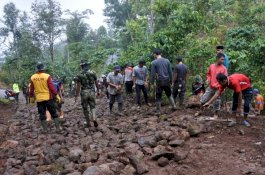 TMMD Rintis Jalan Tani, Warga: Terima Kasih TNI, Ini Akses Kami Mengangkut Hasil Pertanian
