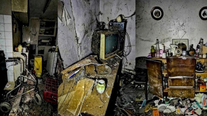 Penampakan Bagian Dalam Rumah Yang Ditinggal Kosong Selama 17 Tahun. (Foto: Facebook Lost Places Forgotten Faces)