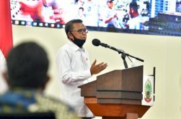 Nurdin Abdullah Laporkan ke Mendagri Kondisi Persiapan Tahapan Pilkada di Tengah Pandemi