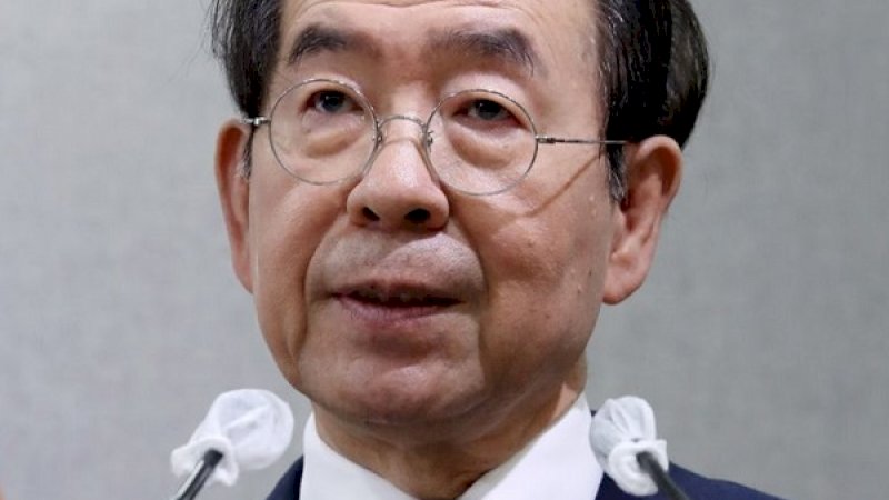 Park Won-soon ditemukan meninggal beberapa jam setelah dinyatakan hilang. (Foto: Reuters)