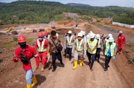 Wagub Sulsel Tinjau Bendungan Pamukkulu Takalar, Begini Progresnya