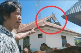 Atap Gedung Pasar Kuda Tolo di Jeneponto Bolong-Bolong, Nyaris Tak Diperhatikan 
