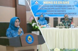 PKK Jeneponto Gencar Sosialisasi Cegah Penyebaran Covid-19