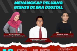 Launching Prodi Bisnis Digital, Polinas Makassar Gelar Webinar