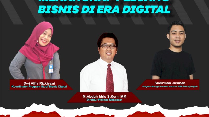 Launching Prodi Bisnis Digital, Polinas Makassar Gelar Webinar