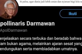 Apollinaris Darmawan yang Sebut Islam Agama Sesat Ternyata Pensiunan PJKA yang Murtad