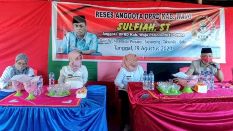 Reses, Legislator Gerindra DPRD Wajo Dihujani Keluhan Warga