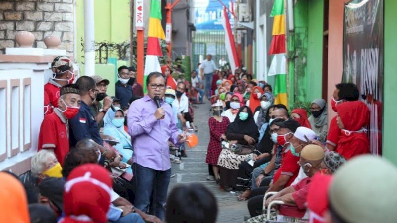 Teriakan Adama Menggema Sambut Danny Pomanto, Warga: Kami Rindu Anak Lorong na Makassar