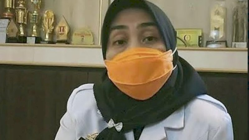 Pelaksana tugas Kepala Dinas Kesehatan Jeneponto, Susanti Mansyur.
