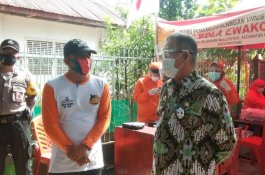 Pantau Rapid Test Massal, Wawali Parepare Warga Patuhi Protokol Kesehatan