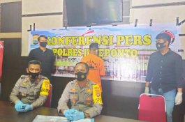 Motifnya Diduga Cemburu, Polres Jeneponto Ungkap Pelaku Pembunuhan di Rumbia