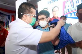 Datang Sendiri Minta Dikukuhkan, 305 Komunitas Relawan Gabung Barisan Pemenangan Appi-Rahman