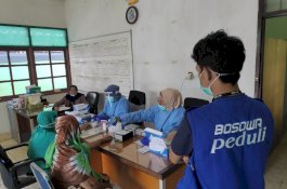 Jaga Lakkang Tetap Zona Hijau, Bosowa Peduli Lakukan Rapid Test Gratis kepada Warga