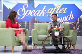 Hadirkan Saskia di Bantaeng, Bupati Ilham Azikin Tampil di Speak After Lunch i-News TV