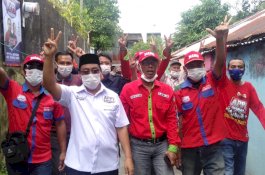 Sasar Empat Kelurahan, Rahman Bando 2 Jam Jalan Kaki Keluar Masuk Lorong